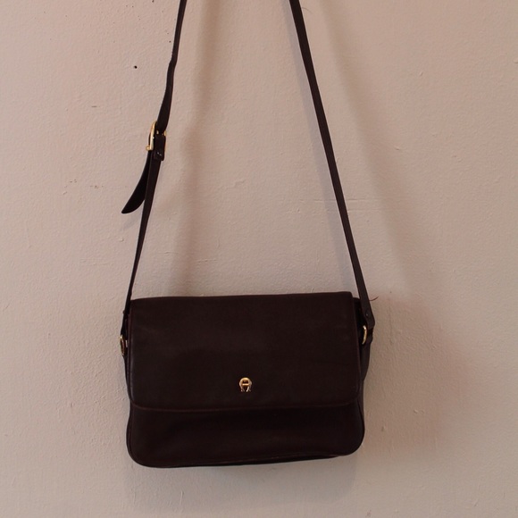 Etienne Aigner Red Leather Crossbody - Picture 2 of 5